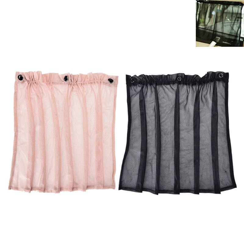 1 paar Auto UV Schutz Seite Fenster Vorhang Sonnenschirm Sonnencreme Vorhang Beige