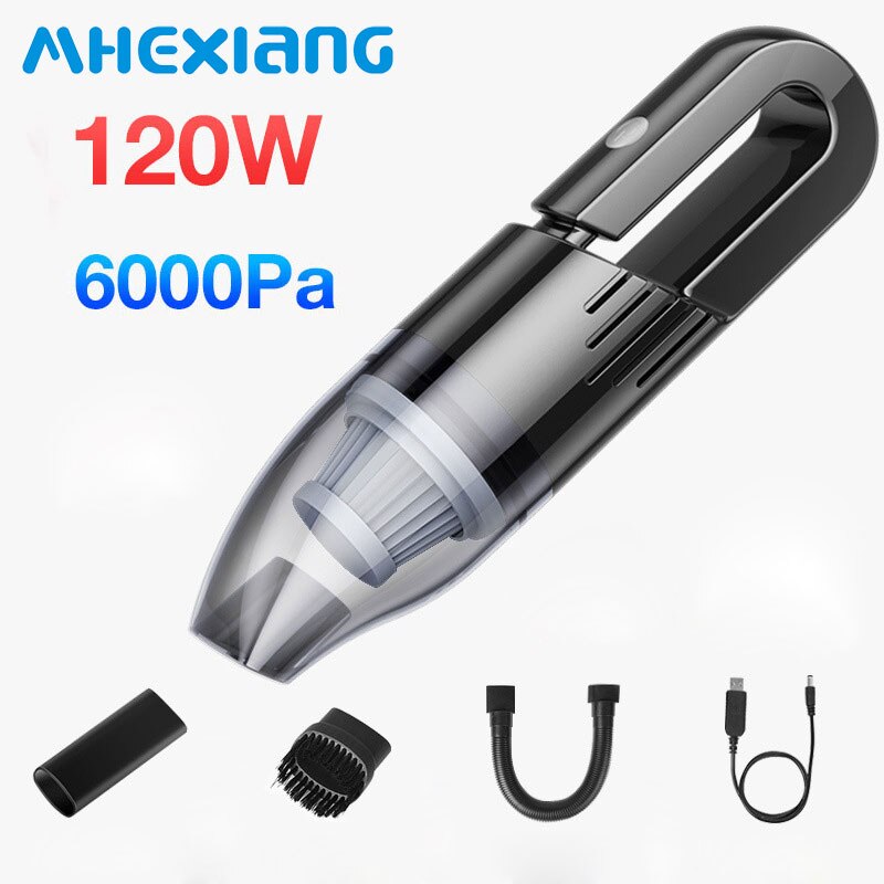 Auto Drahtlose/Verdrahtete Staubsauger Handheld 120W Tragbare Staubsauger Nass Trocken Dual-benutzen-Auto Reinigung Werkzeug innen Zubehör