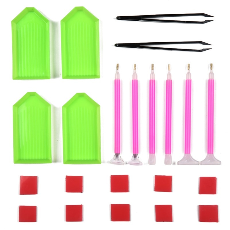 Handgemachte Diamant Malerei Werkzeuge einstellen Zubehör DIY Diamant Malerei Kreuz Stich Stickerei Stift Werkzeuge