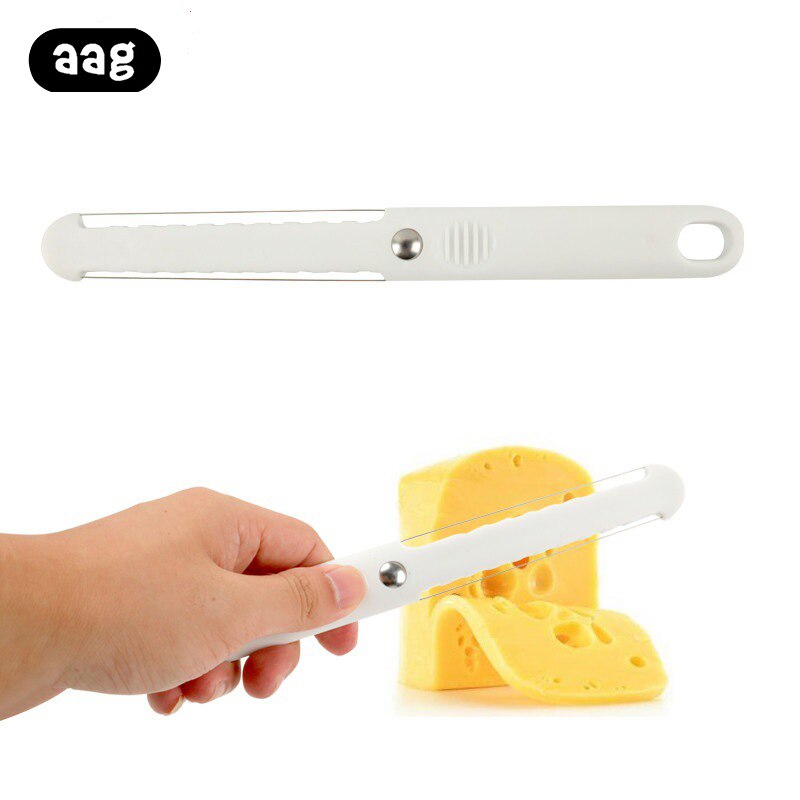 Kunststoff verdrahtet Käse Schneidemaschine Schäler Käse Butter Cutter Multifunktions Dünne Kochen Backen Werkzeug Küche Zubehör Käse Schneidemaschine