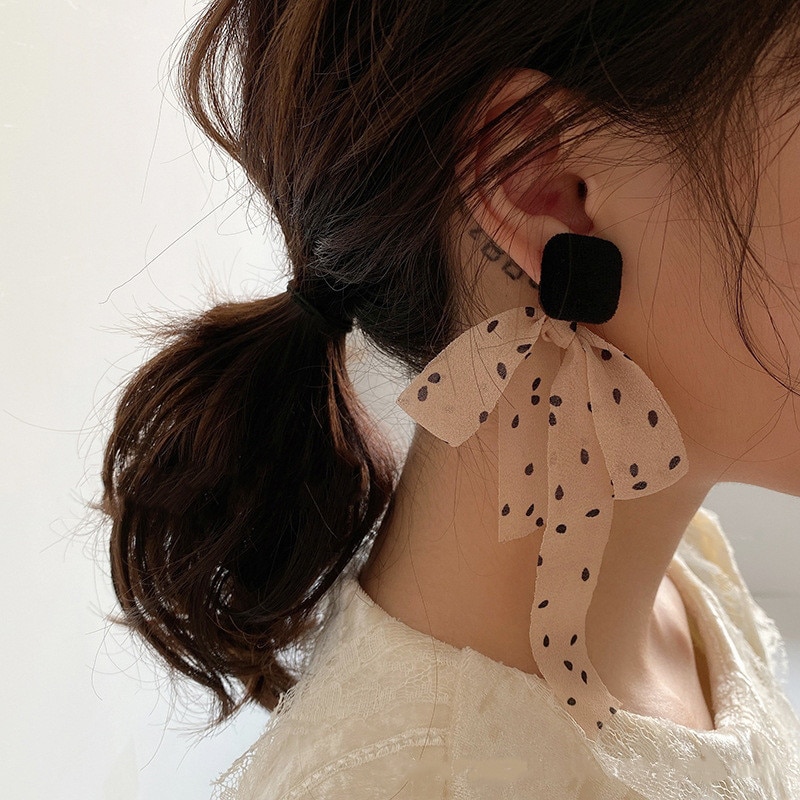 Band Polka Punkt Ohrringe Neue Trend Koreanische Ohrringe Damen Anhänger Ohrringe