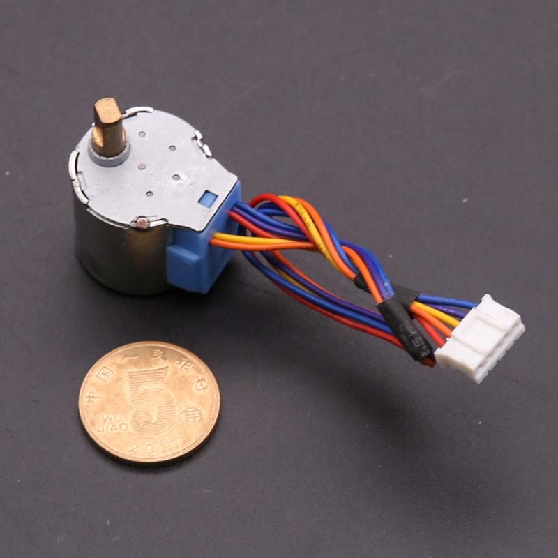 20mm 20BYJ01-130HR Mini Stepper Motor- 7.5 ° Mit Reduktion Getriebe DC6V 4-Phase 5-draht Mikro treten Motor- Plasic Getriebe Hobby DIY