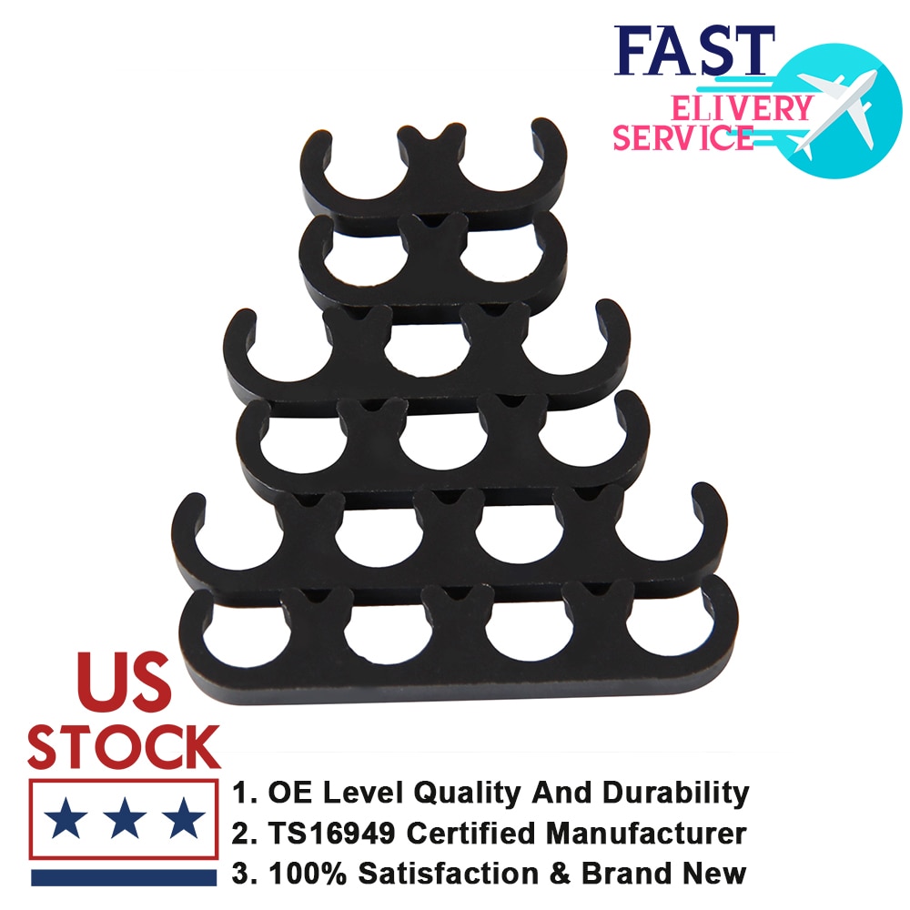 6 Stck 7mm 8mm Automible Kunststoff Zündkerze Draht Separatoren Teiler Webstühle Für Chevy Ford