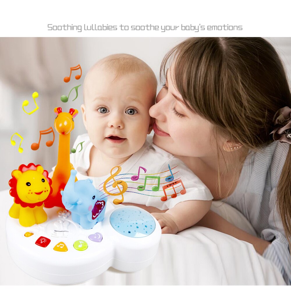 Baby Spielzeug 0-36Monate Musical Projektion Spielzeug für Baby Brinquedos Para Bebe Oyuncak Bebek Giraffe Baby Spielzeug Für freundlicher