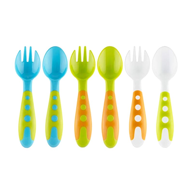 Kleinkind Utensilien Baby Löffel & Baby Gabeln einstellen mit Baby Utensilien fallen | Baby Löffel und Baby Gabel einstellen