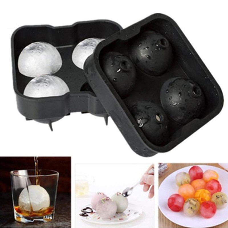 Silikon Ball bilden Eis Würfel Schimmel Crative bilden Eis Tablett Schokolade Kuchen bilden DIY Kaltes Getränk Werkzeuge Bar Party Whiskey eis Hersteller