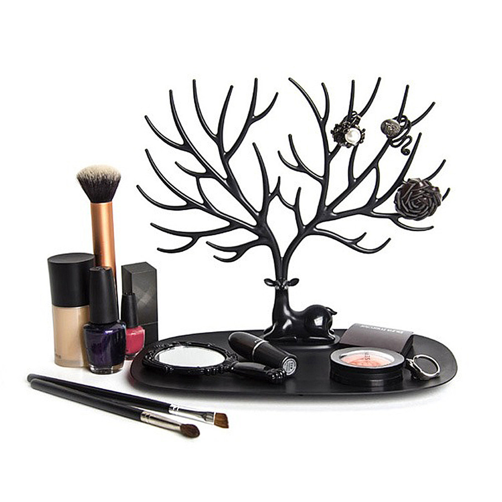 #20 Hirsch Kopf Schmuck Ständer Schmuck Anhänger Ohrringe Halskette Anzeige Stand Baum Lagerung schmuck Veranstalter Halfter