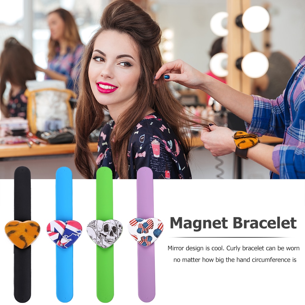 Haar Stifte Halfter Friseur Styling Werkzeuge für Frauen Mädchen Heißer Haar Zubehör Salon Magnetische Haar Griff Armbinde