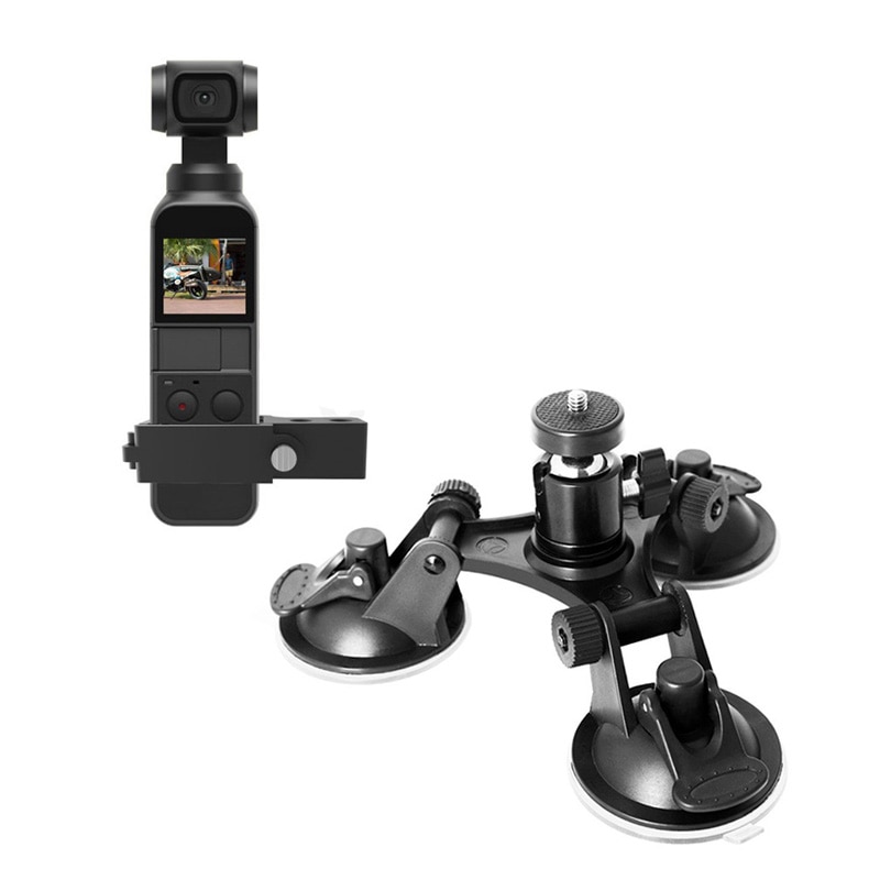 Fenster Glas Saugnapf Auto Fahren Recorder Stativ Halterung für DJI Tasche 2 / DJI OSMO Tasche Hand Gimbal Kamera zubehör