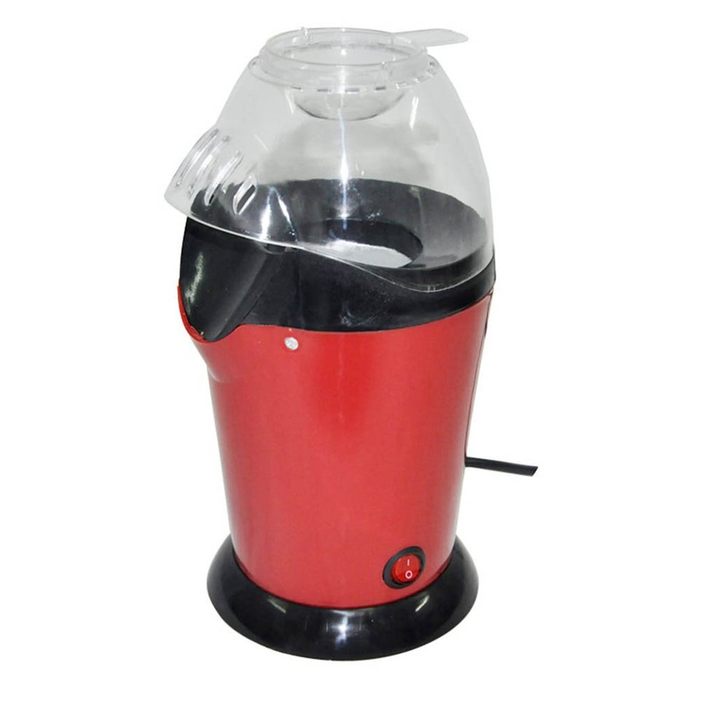 Popcorn Maschine Luft Popcorn Hersteller Breite-Kaliber Mit Tasse Mini Elektrische Mais Maschine EU Hause