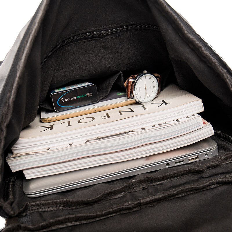 Männer Daypacks Leder Reise Rucksäckeäcke taschen Einfache Patchwork Große Kapazität Herren Leder Rucksack Für reisetasche Lässig mochila