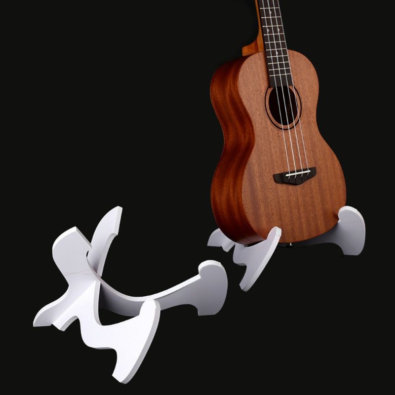 Gitarre Zubehör Faltbare Hartholz Gitarre Bass PVC Faltbare Halfter Stehen Ukulele Violine Mandoline Banjo Zubehör