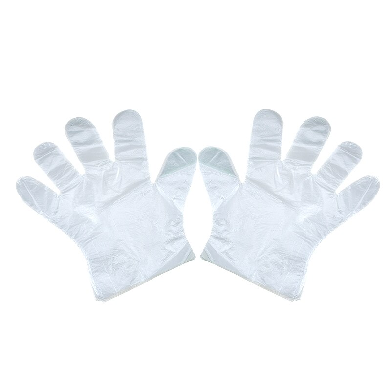 100 stücke Einweg Lebensmittel Vorbereitung Handschuhe Kunststoff Lebensmittel Klasse transparent Sicher Handschuhe für Kochen Lebensmittel Handhabung Küche BBQ SNO8