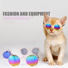 haustier Katze Hund Sonnenbrille UV Sonnenbrille Augenschutz Tragen Fotos Requisiten Zubehör Haustier Liefert Katze Glasse