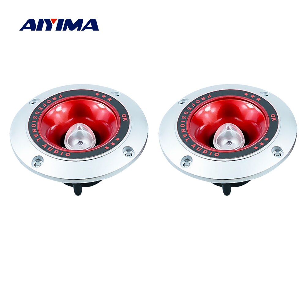 AIYIMA 2Stck 4 Zoll Piezo Horn Lautsprecher Hochtöner Bunte Blinkende Lautsprecher 4 Ohm 20W Piezoelektrischen HöHenne Lautsprecher Bühne