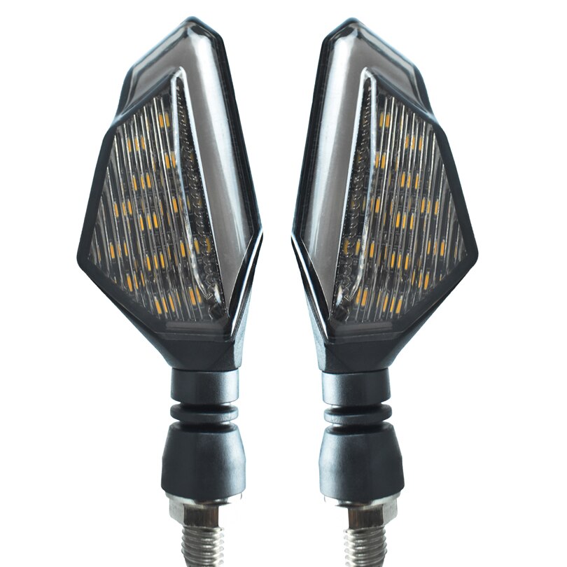 CHCYCLE Fließende Blinker Motorrad LED Blinker Motorrad Blinker Licht DRL Anzeige Licht Bremse Lampe Wasserdicht Vorne Hinten