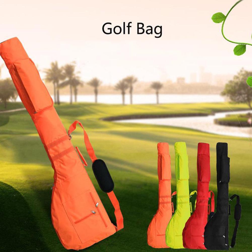 Golf praxis tasche, Golf Vereine tasche, Nylon umweltschutz Material halb satz von Golf tasche