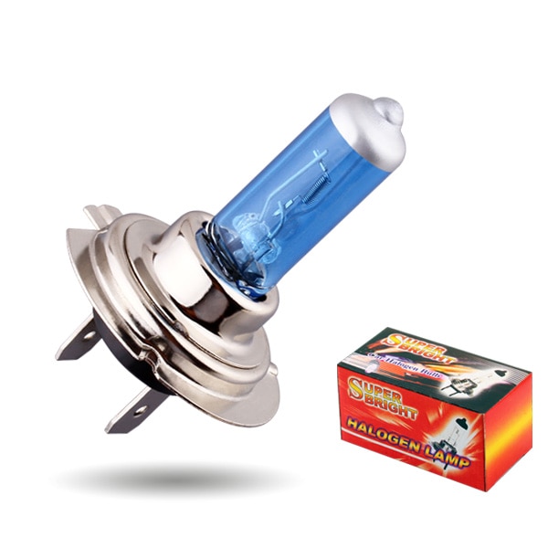 H7 55W 12V Halogen Lampen Super Xenon Weiß Nebel Lichter hoch Energie Auto Scheinwerfer Lampe Auto Lichtquelle parkplatz 6000K Auto