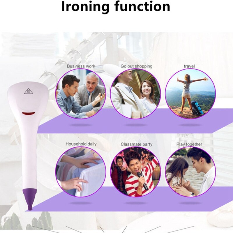 Eu Stecker 220V Kleidungsstück Dampfer Hand Kleidung Bügeln Maschine Reise 1000W Mini Geschäft Reise Elektrische Eisen dampf Eisen Kleidung (