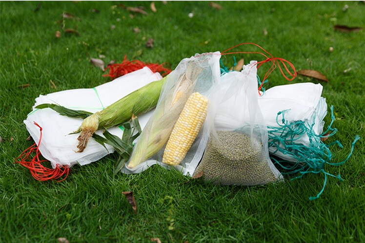 Heißer Netz Taschen Garten Obst Barriere Abdeckung Taschen Für Trauben Abb Blume Samen Gemüse Schutz Insekt Moskito Insekt Garten Werkzeug