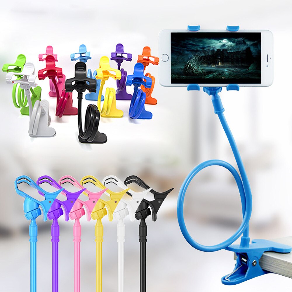 Universal- Telefon Halfter flexibel 360 Clip Handy, Mobiltelefon praktisch Halfter Faul Bett Schreibtisch Halterung Stehen Für Täglichen Leben 127