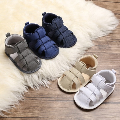 sommer Baby männlichen Baby 0-1 jahre alt paket fuß baumwolle tuch unten nicht-Unterhose magie aufkleber Baby kleinkind schuhe