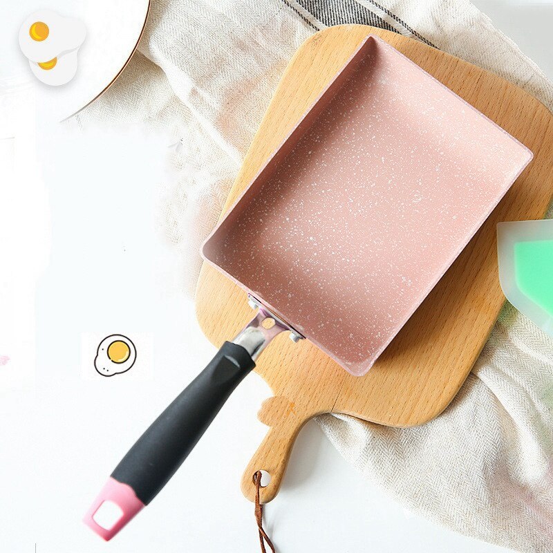 13X18Cm Japanischen Stil Tamagoyaki Braten Pfanne Nicht-Stock Pfanne Ei Rollen Pfanne Steak Braten Pfannen Allgemeine Verwendung Für Gas induktion Herde