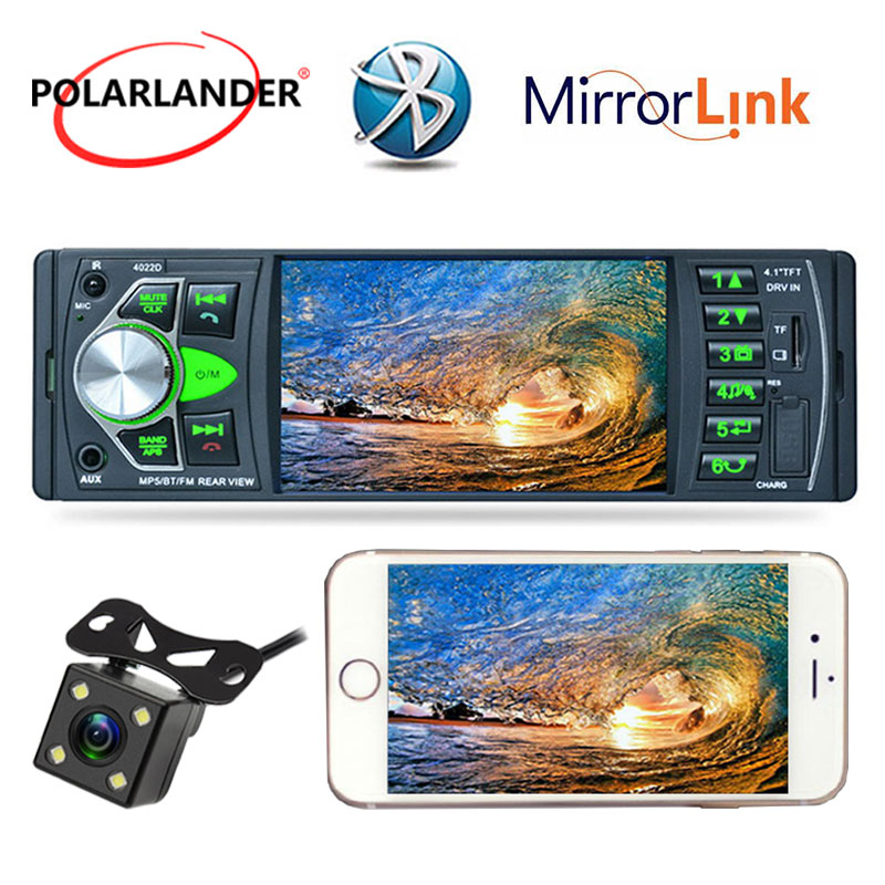 4,1 zoll Auto bänder Bluetooth Spiegel Verknüpfung Für Android Telefon MP5 Spieler Auto Radio Autoradio FM/USB/SD/TF Radio Kassette Spieler