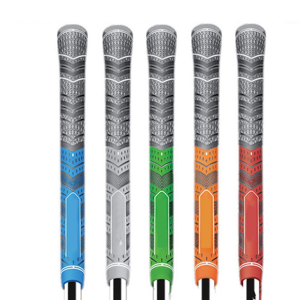 Golf Griffe Standard Gummi Golf Bügeleisen Griffe 5 Farben in Wahl Heraus Vereine Netz Griff Baumwolle Gewinde Griff