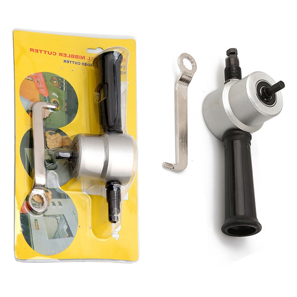 Knabbern Metall Schneiden Doppel Kopf Blatt Knabber Sah Cutter Werkzeug Bohrer Befestigung Freies Schneiden Werkzeug Knabber Blatt Metall Cutter