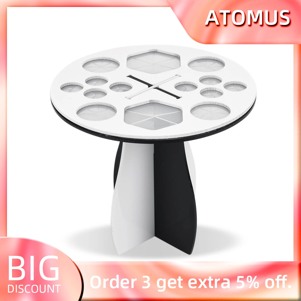 14 löcher machen-hoch Pinsel Halfter Luft Trocknen Gestell Organizer Regal Machen Bis Baum Pinsel Veranstalter Kosmetik Pinsel Trockner Stand Lagerung