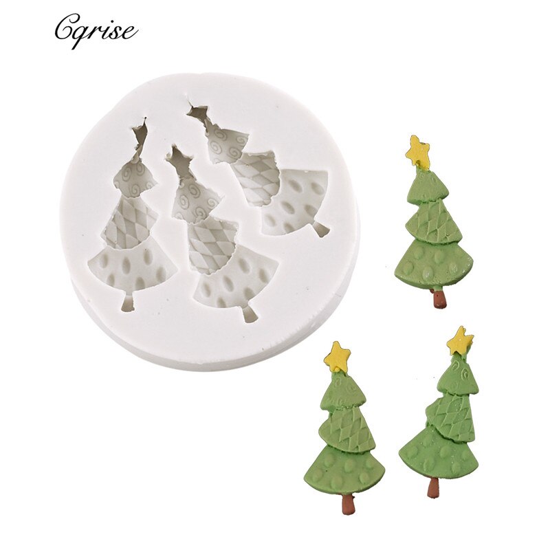 Nette Baum bilden Silikon bilden Seife bilden Kuchen Dekorieren Werkzeuge Mini kerze bilden Süßigkeit schokolade Schimmel