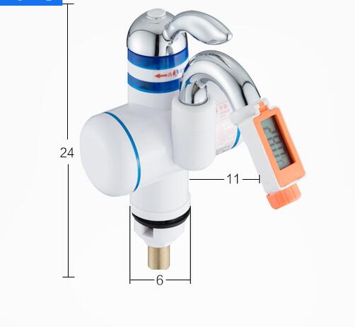 Digitale temperatur wasserhahn durchlauferhitzer 3000 Watt mit leckage beschützer
