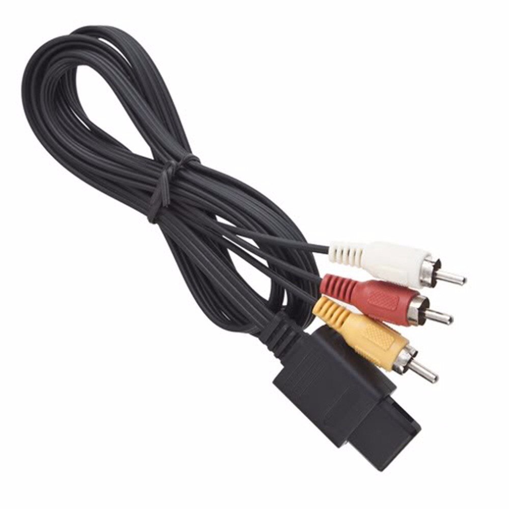 AV TV RCA Video Kabel Kabel Für Spiel Würfel/für SNES GameCube/Nintendo 180cm Länge Kabel Für n64