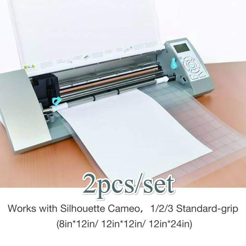 2 stücke Ersatz 12*12-zoll Schneiden matt transparent Klebstoff matt Pad Mit Sauerei Netz Für Silhouette Miniatur Plotter Maschine