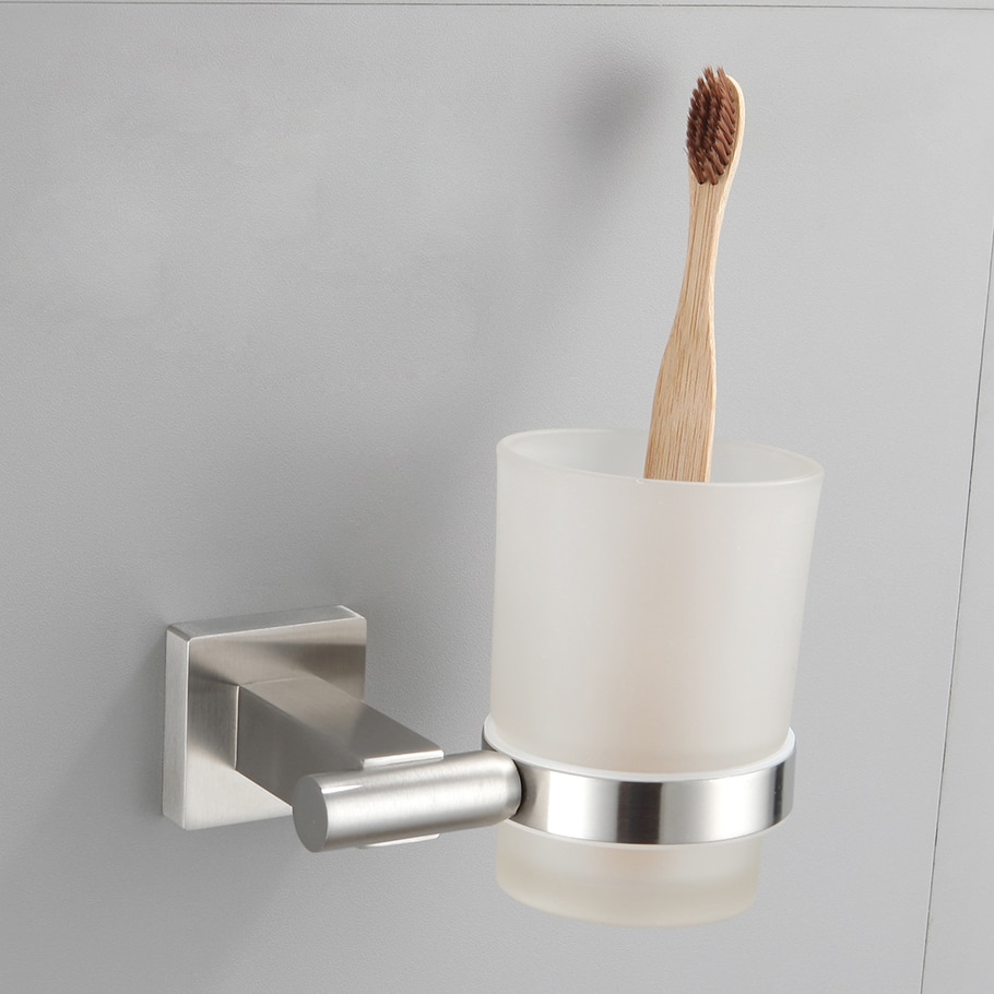 Schlecht Zahnbürste Zahn Tasse Halfter mit Glas Tasse Zauberstab Montiert Feste Schlecht Einzigen Tasse Gestell Schlecht Zubehör