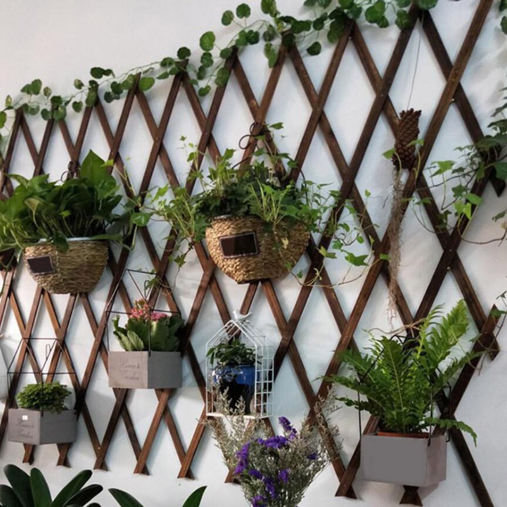 Korrosions Holz Spalier Netz Garten Zauberstab Zaun Tafel Anlage Klettern Spalier Unterstützung Dekorative Garten Zaun Für Haus Hof