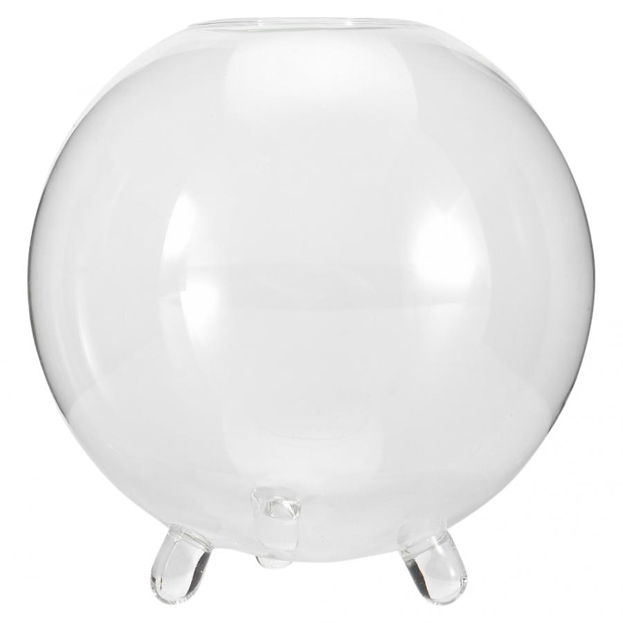 Blume vasen Runde transparent Glas Vase Hydrokultur Terrarium Pflanzer Halfter Blume Vase Dekoration vasen