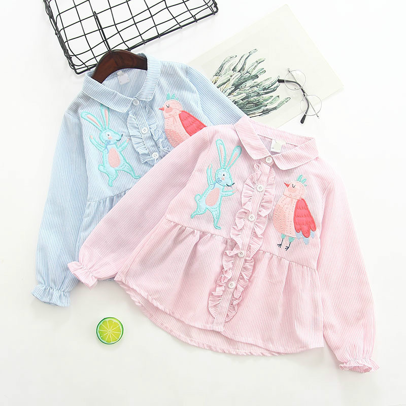 Mädchen Langarm Frühling Und Herbst Baumwolle Hemd Neue Karikatur Hemd Für Mittleren Und Kleinen freundlicher