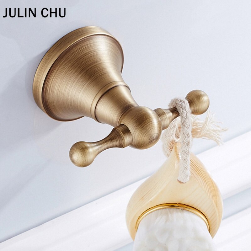 Antike Kleid Haken Bronze- Schwarz Doppel Mantel Haken Chrom Gold Schlecht Kleid Handtuch Haken Durcheinander Zauberstab Schlüssel Kleidung Halfter weiß