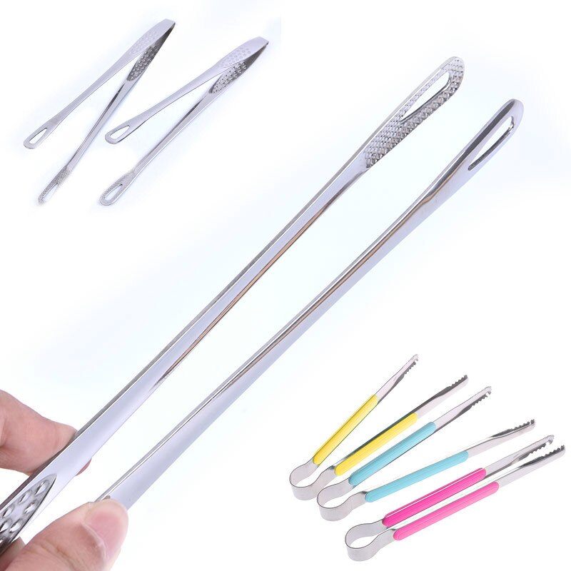 1 stücke Japanischen Stil Grill Klemme Edelstahl Lebensmittel Zange Küche Portion Tong Für Gebratener Fisch Steak Küche Zubehör