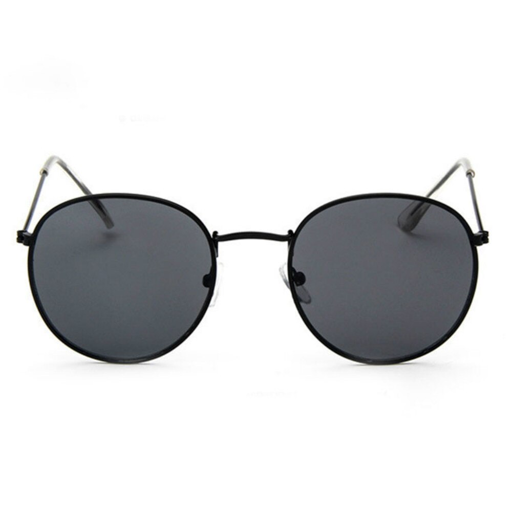Runde Rahmen Wilden Farbe Film Sonnenbrille Sonnenbrille Schwarz Legierung Rahmen Brille Neue unisex