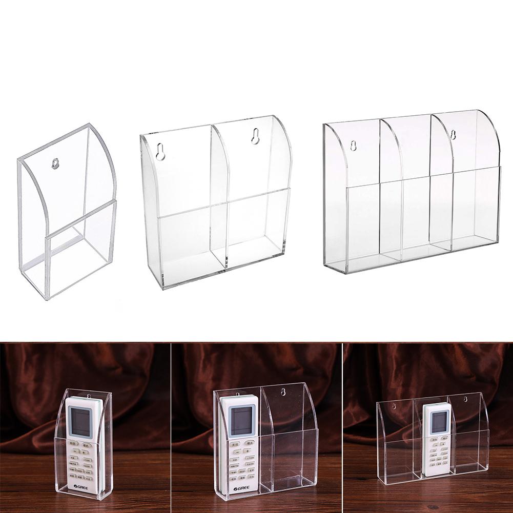 Acryl Fernbedienung Lagerung Kasten Zauberstab Montiert machen-hoch Pinsel Veranstalter Hotel transparent Hängen Gestell Schreibwaren Halfter 3-Netz