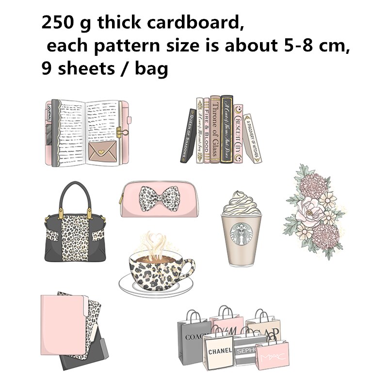 9 teile/paket einkaufs Nachricht Karte herbst Gruß Karte Papier Etikett-Schild Karte Weihnachten/das Erntedankfest karten