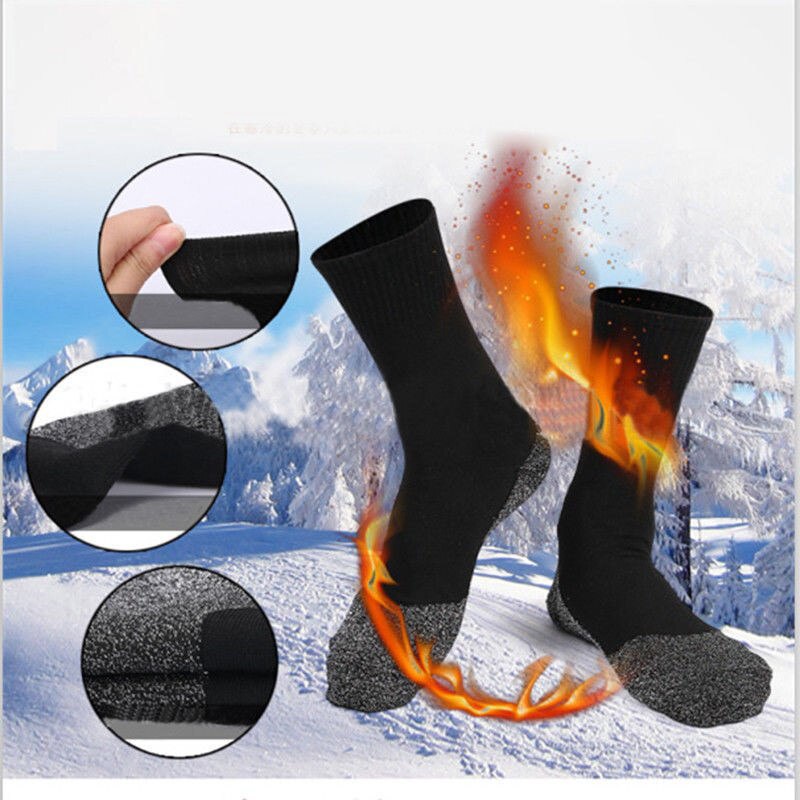 1 Paare 35 Grad Winter Thermische Socken Aluminisierte Fasern Verdicken Super Weichen Komfort Socken Halten Fuß Warme Socken