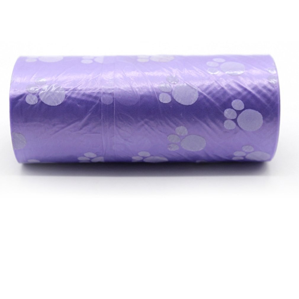 1 rolle Haustier Hund Abfall Kacke Tasche Poo Druck sauber-hoch Tasche draussen Heimat Müll Tasche Träger Haustier Liefert