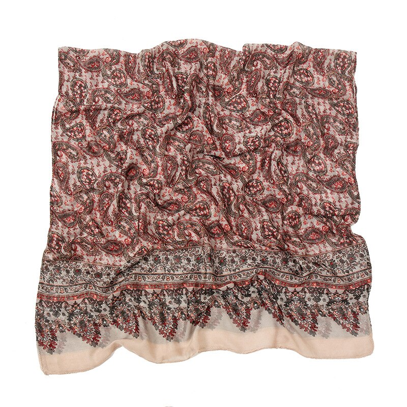 luxus Frauen Schleier Schal Cashew Blumen- Viskose Schals Weibliche Tücher Foulard Strand Abdeckung-UPS wickelt Bandanas