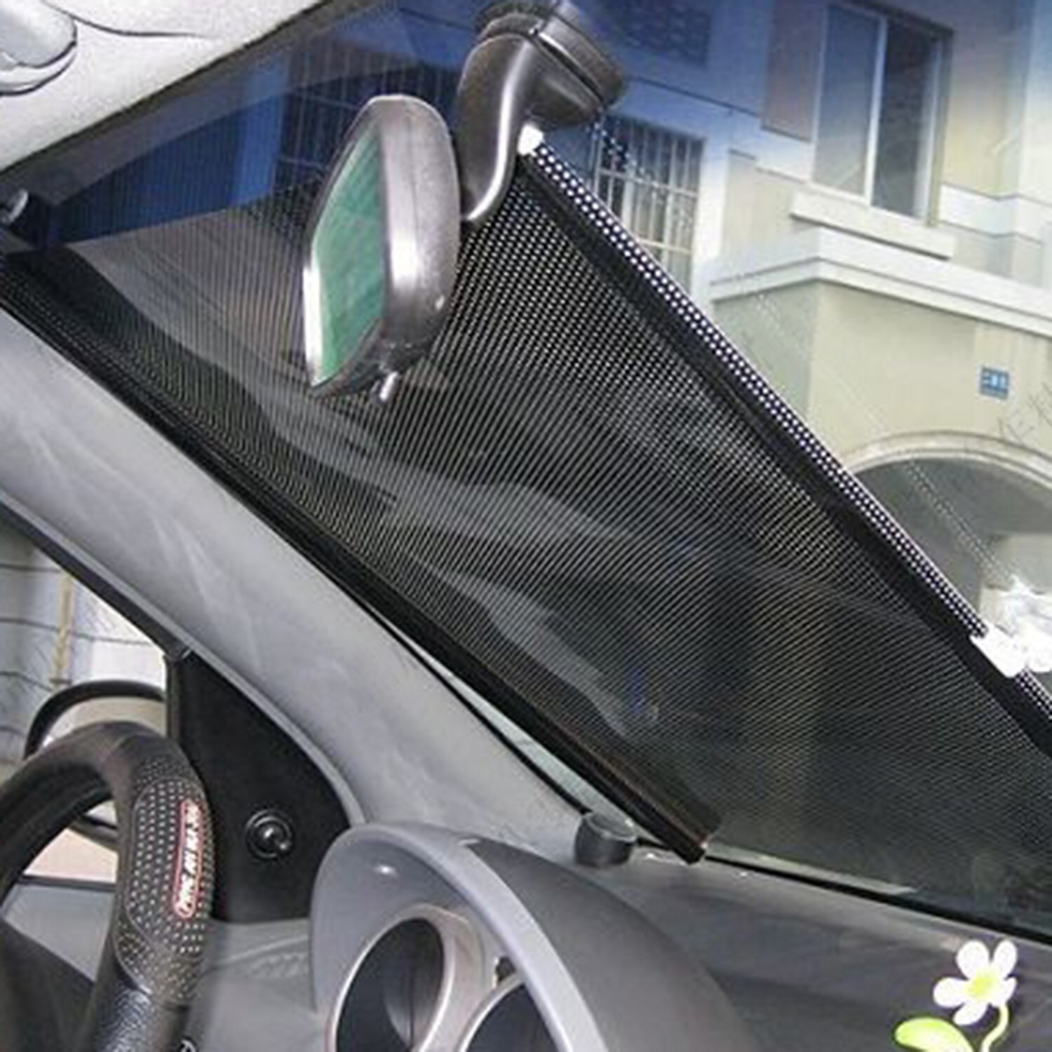 Schwarz Vorhänge Rollos Auto Sicher Universal- Fenster 40*60cm Reibungslos leicht einstellen hoch