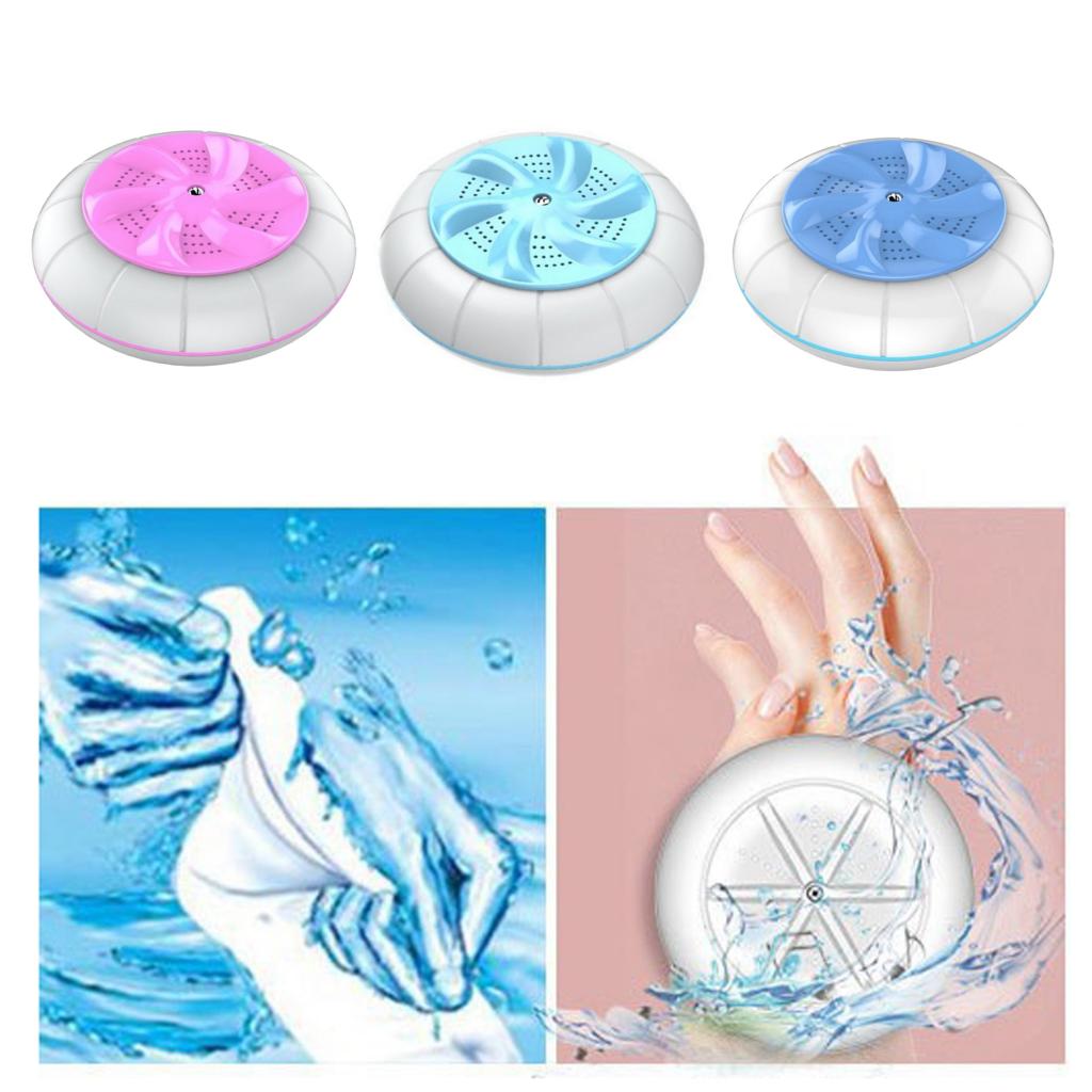 Tragbare Mini Ultraschall Turbo Badewanne Waschmaschine USB angetrieben Wäsche Waschmaschine