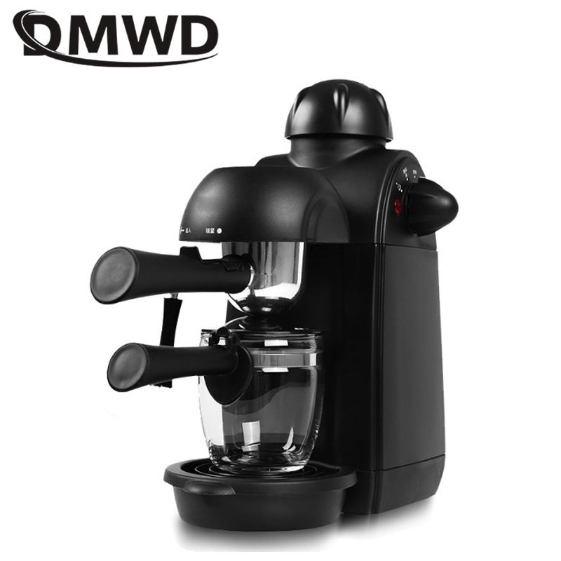 DMWD 240ml Italienischen Espresso Kaffee Hersteller Elektrische Kaffee Maschine Cappuccino Milch Frothers Milch Schäumer Hochdruck Dampf 220V